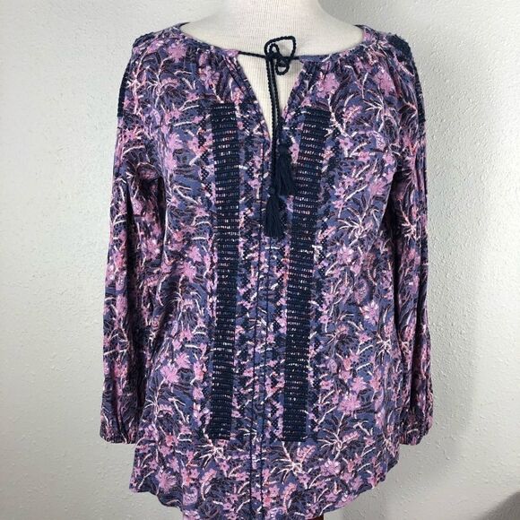 NWT Lucky Brand Long Sleeve Tunic Size M - Picture 1 of 8